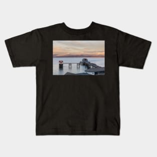 Mumbles Pier and Lifeboat Station Kids T-Shirt